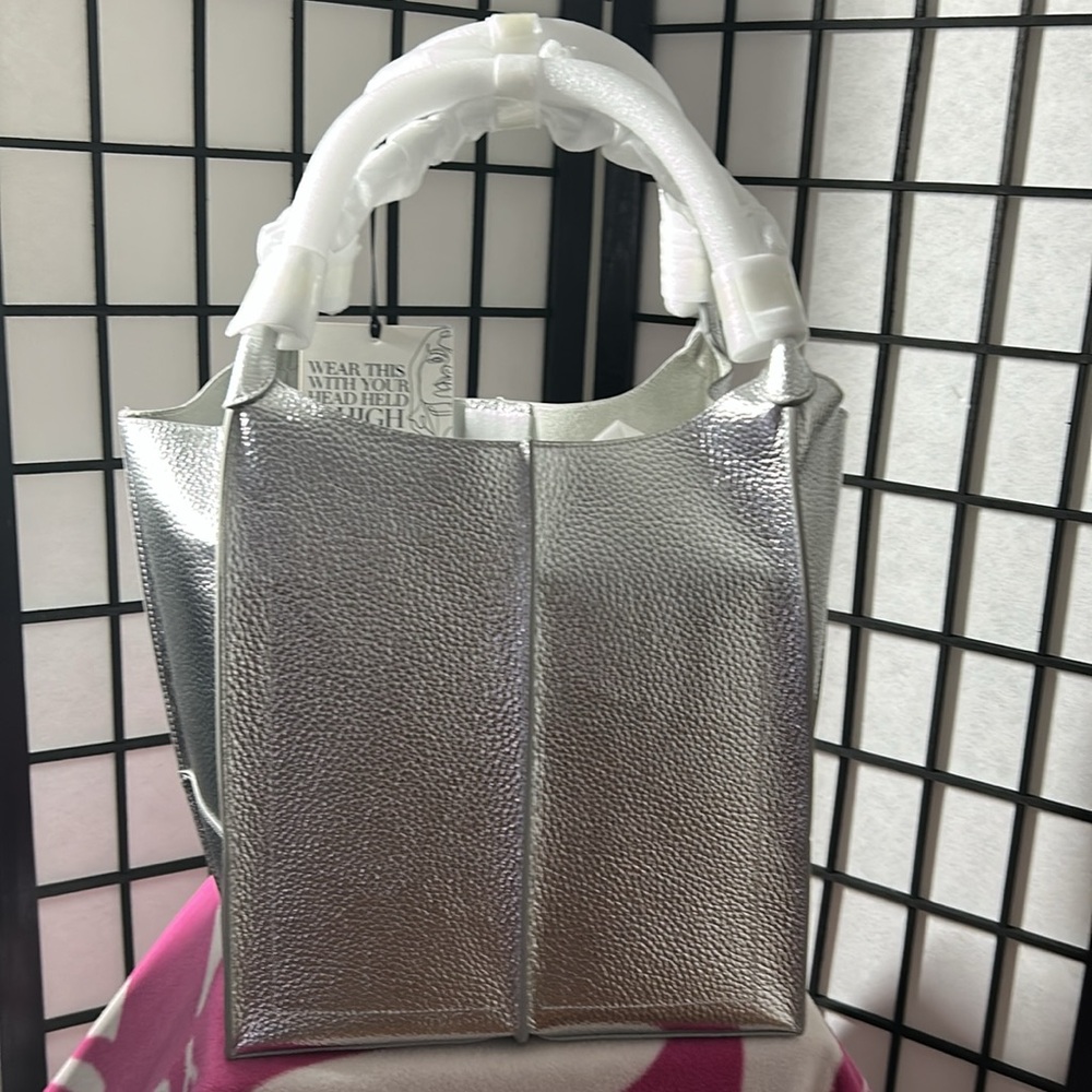 Sassy Jones Silver Large Ava Bag